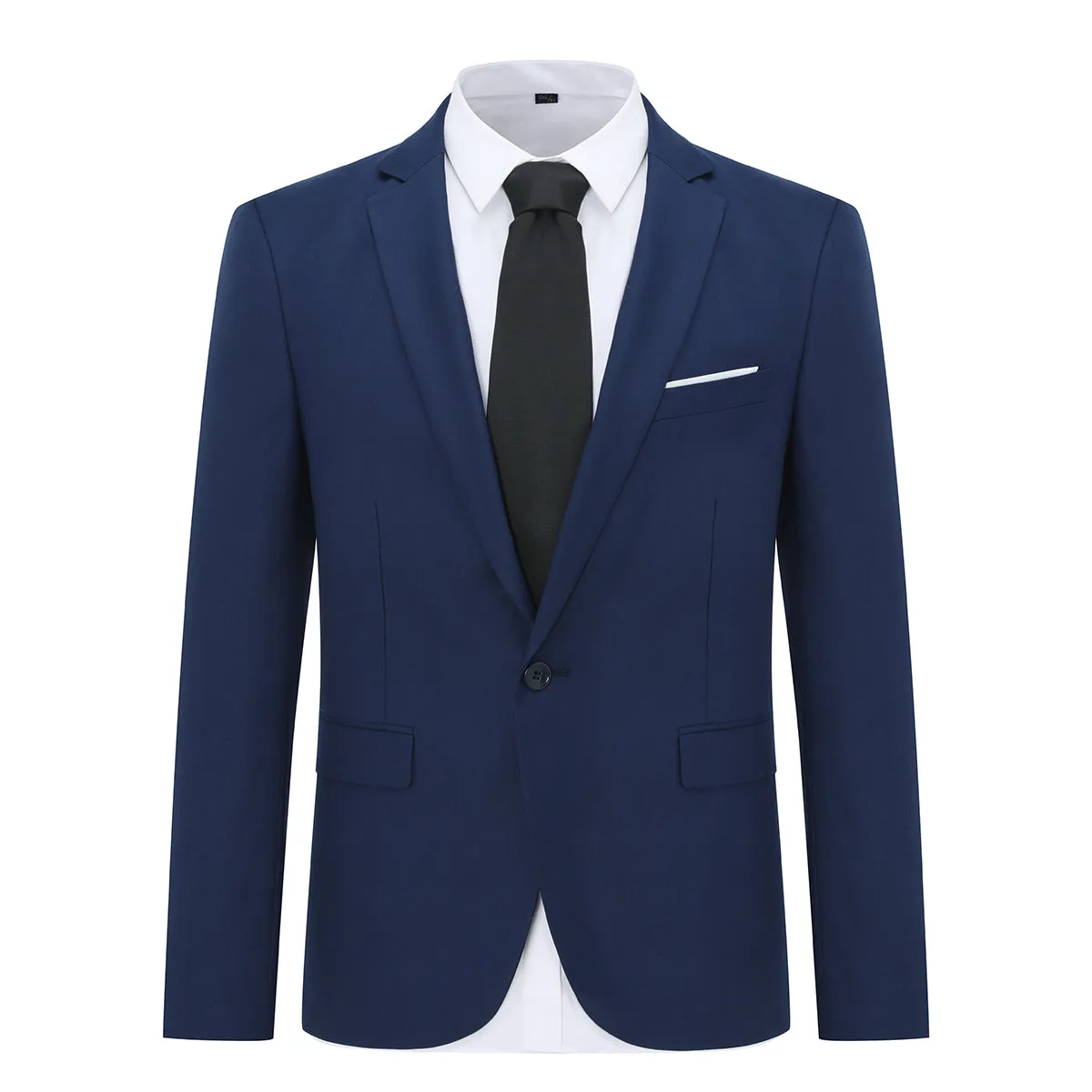 Lake Blue Stylish Blazer One Button Casual Blazer