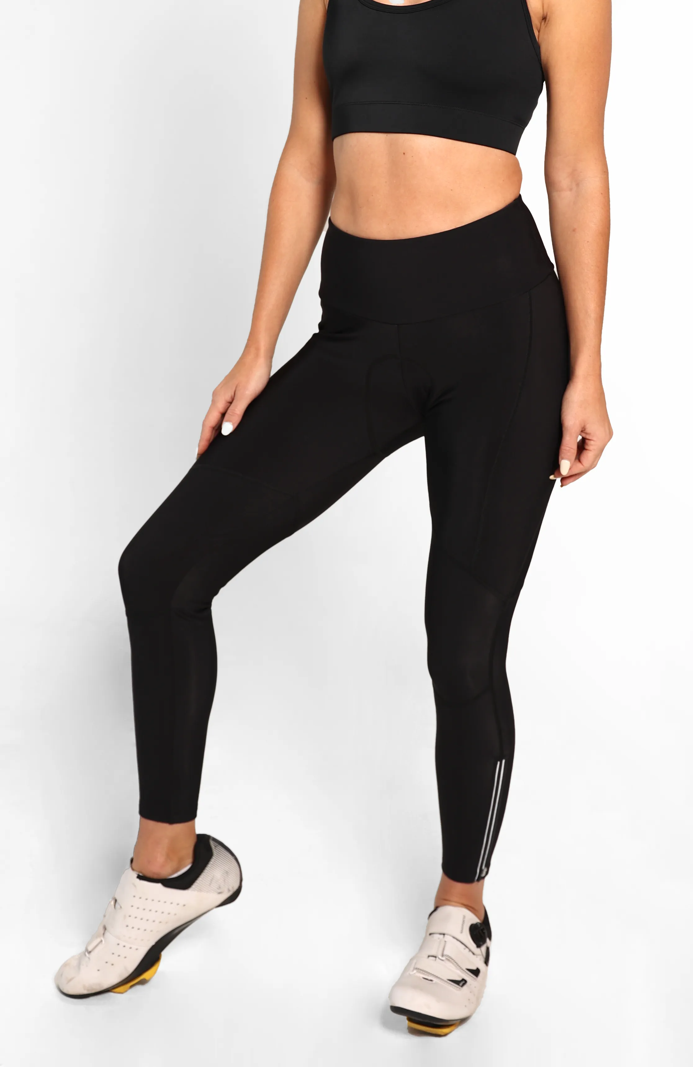 Little Black Thermal Cycling Tights