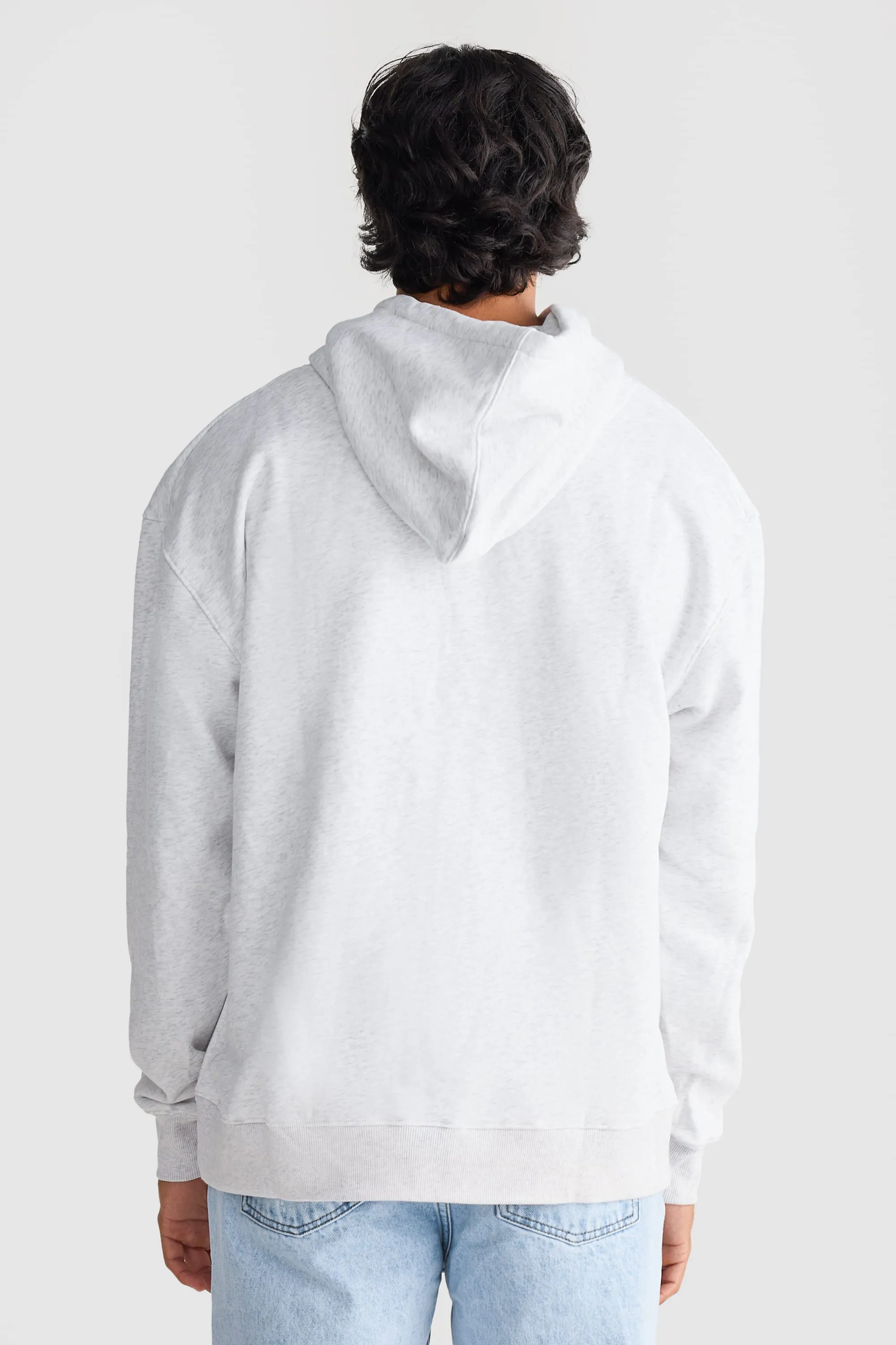 Logo Hoodie White Marle