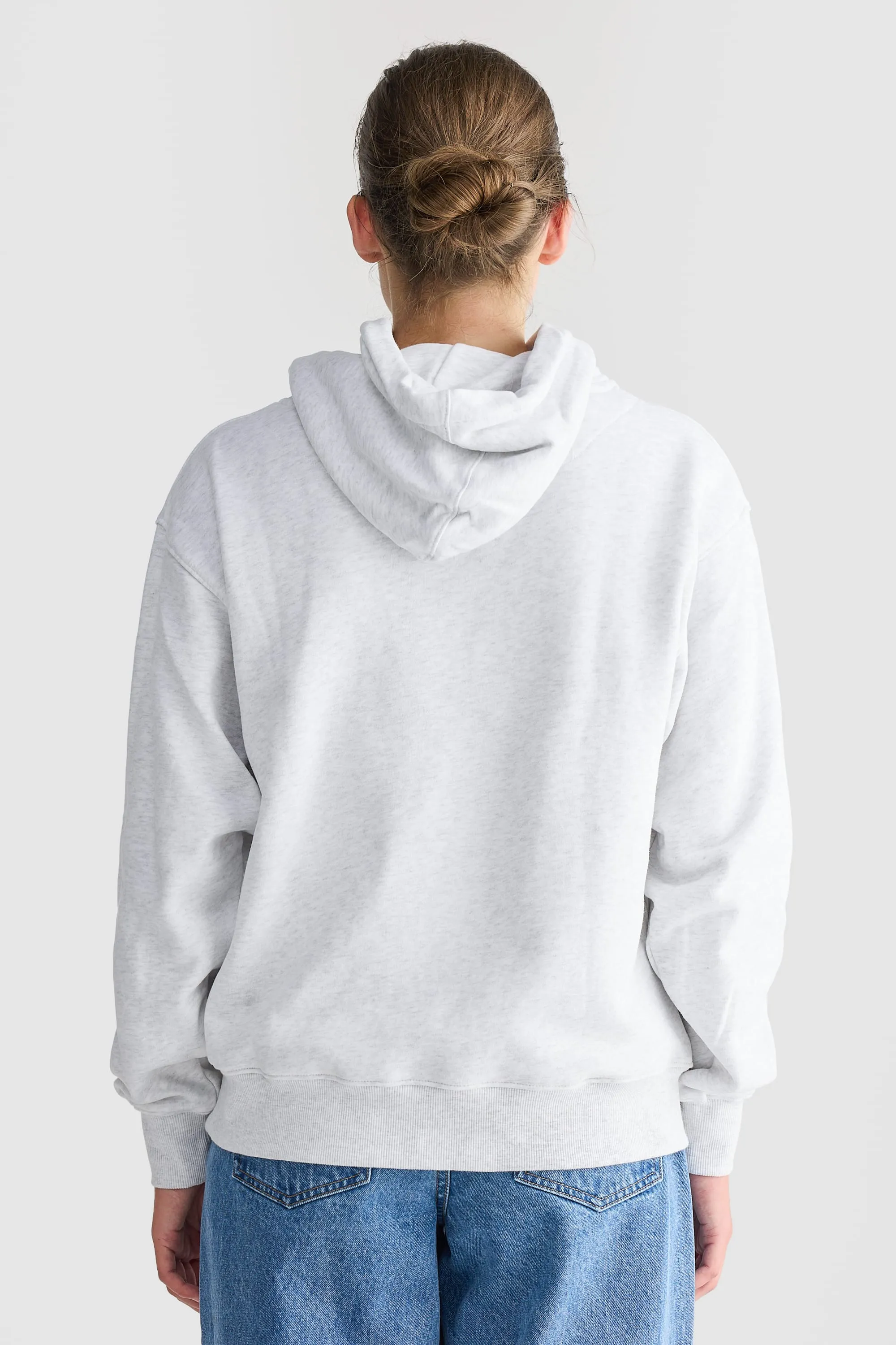 Logo Hoodie White Marle