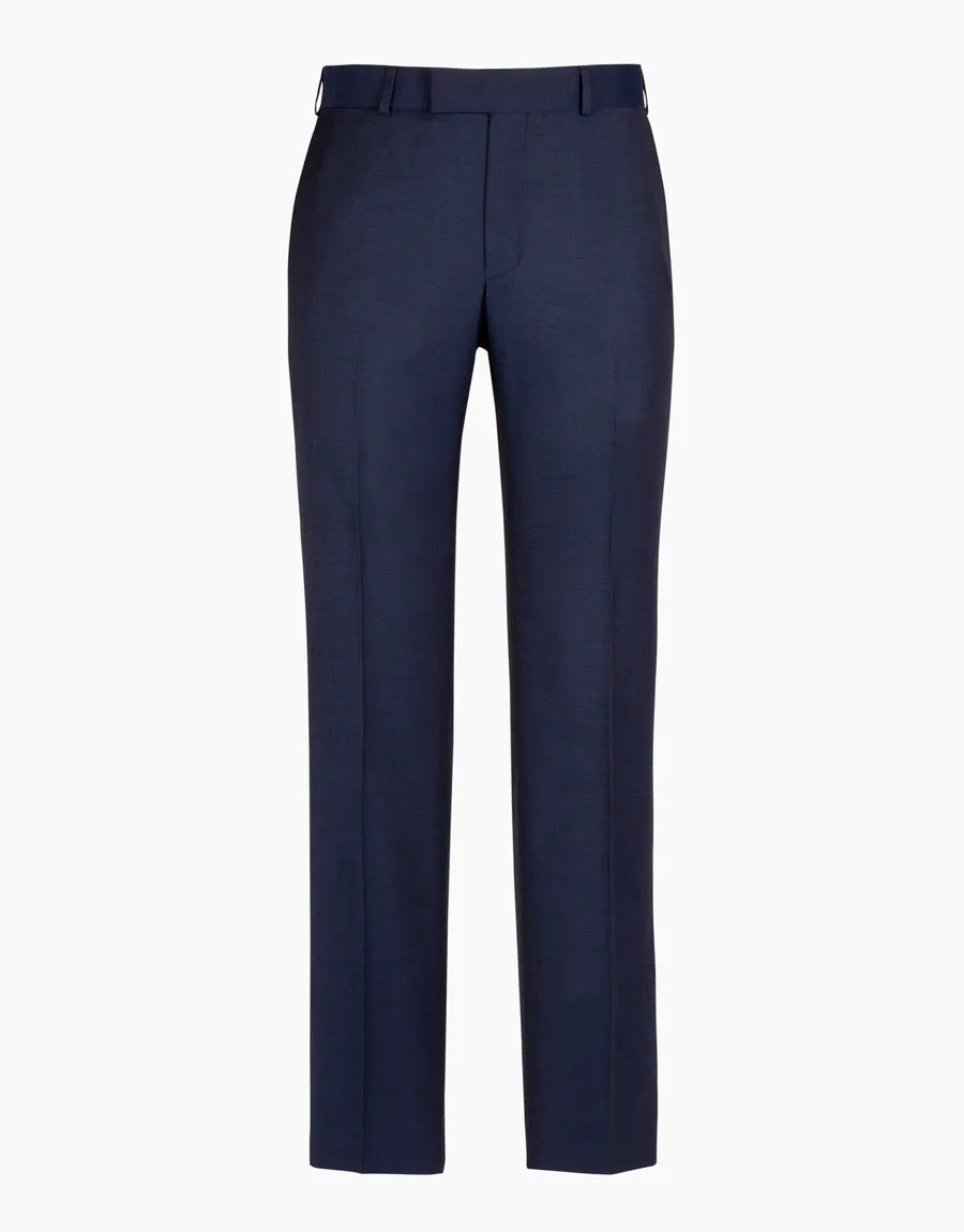 Lotus Blue Contrast Twill Suit Trouser