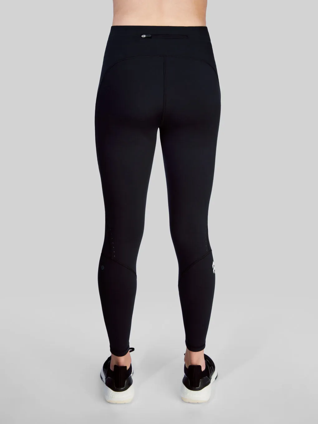 LULULEMON BLACK RAIN REPELLENT HR RUN TIGHT