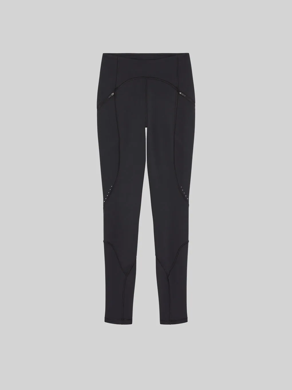 LULULEMON BLACK RAIN REPELLENT HR RUN TIGHT