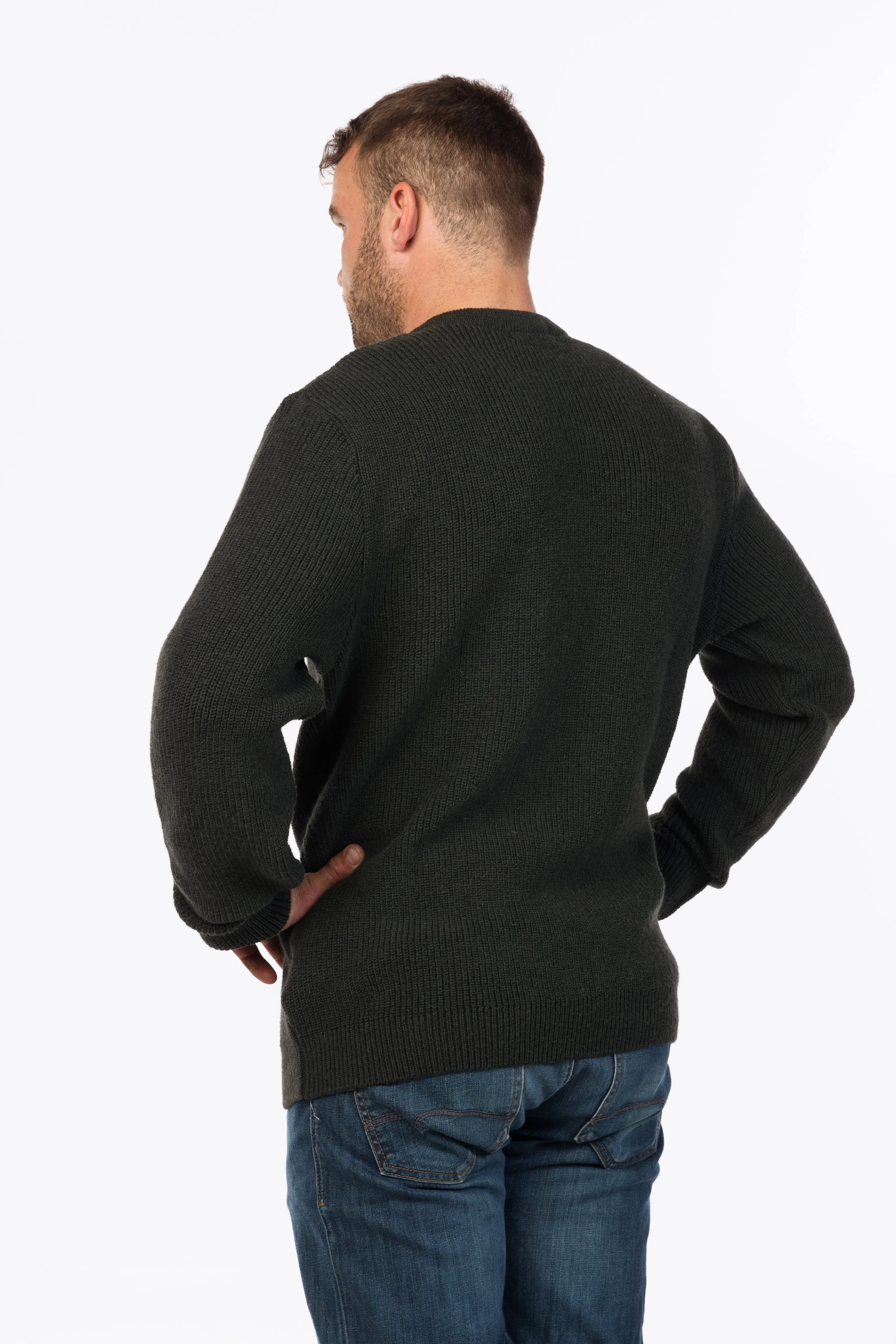 Mens Backyard Fisherman Sweater