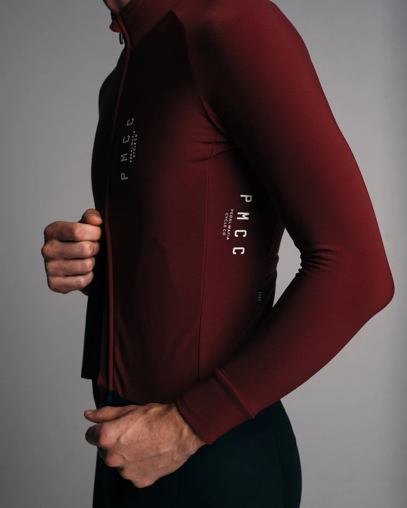 Mens PMCC Thermal Jacket - Burgundy