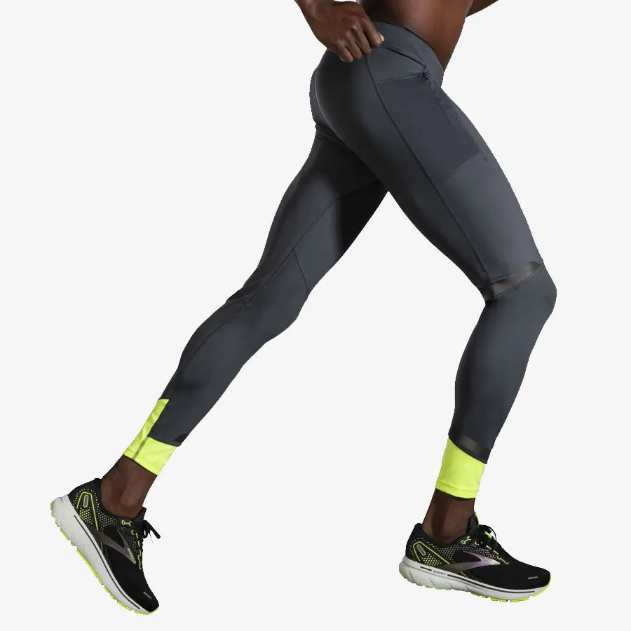 Men's Run Visible Thermal Tight (Asphalt/Nightlife)