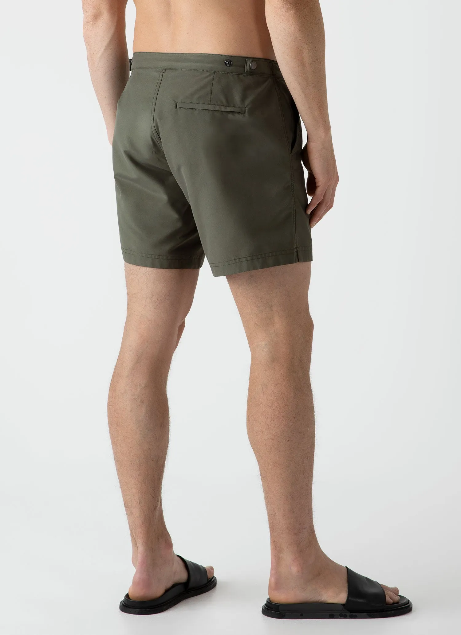 Men's Tailored Swim Shorts in Hunter Green