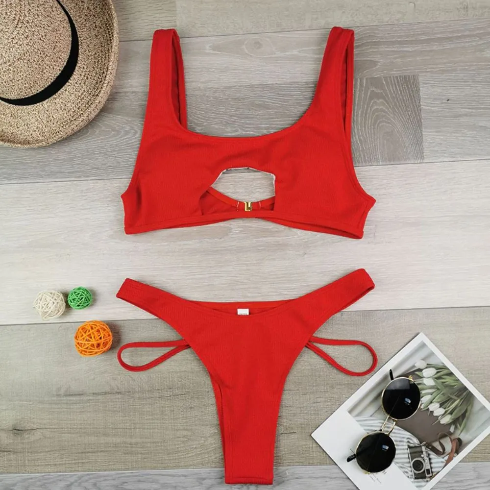 Micro High Cut Stylish Beachwear Set