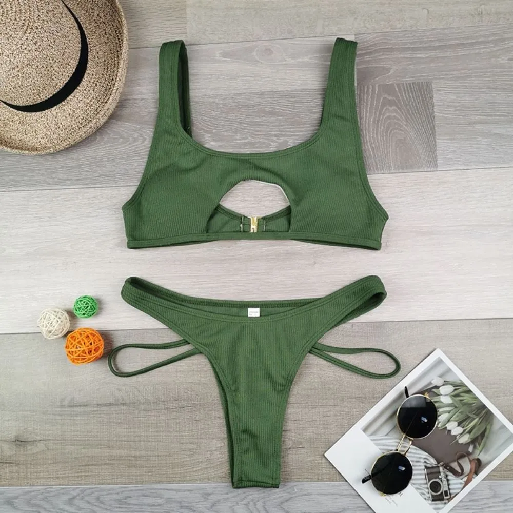 Micro High Cut Stylish Beachwear Set