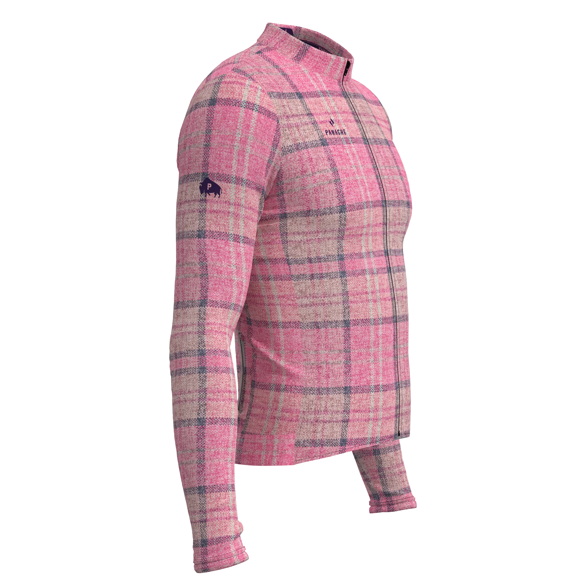 M's Pro THERMAL LS Jersey - Flannel Pink Print