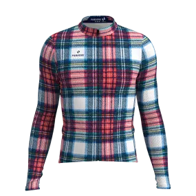 M's Pro THERMAL LS Jersey - Plaid Red