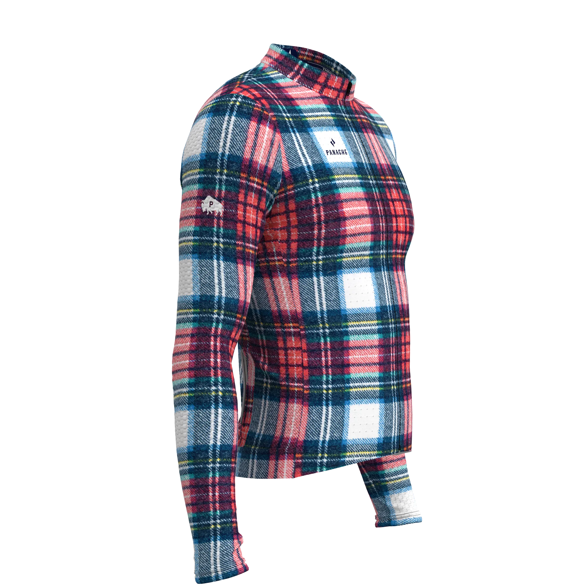 M's Pro THERMAL LS Jersey - Plaid Red