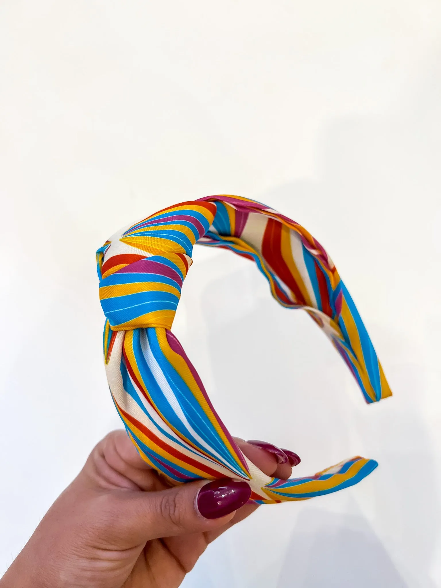 Multi Striped Knotted Headband