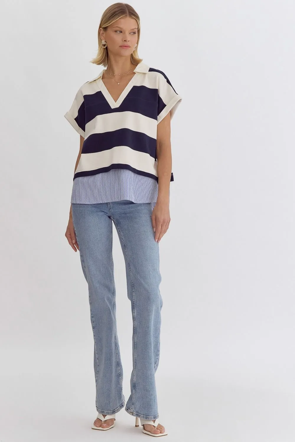 Newport Striped Top