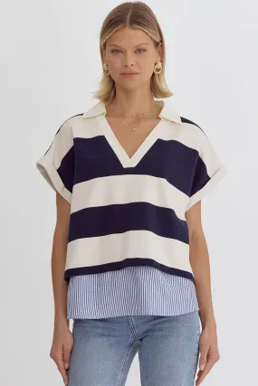 Newport Striped Top