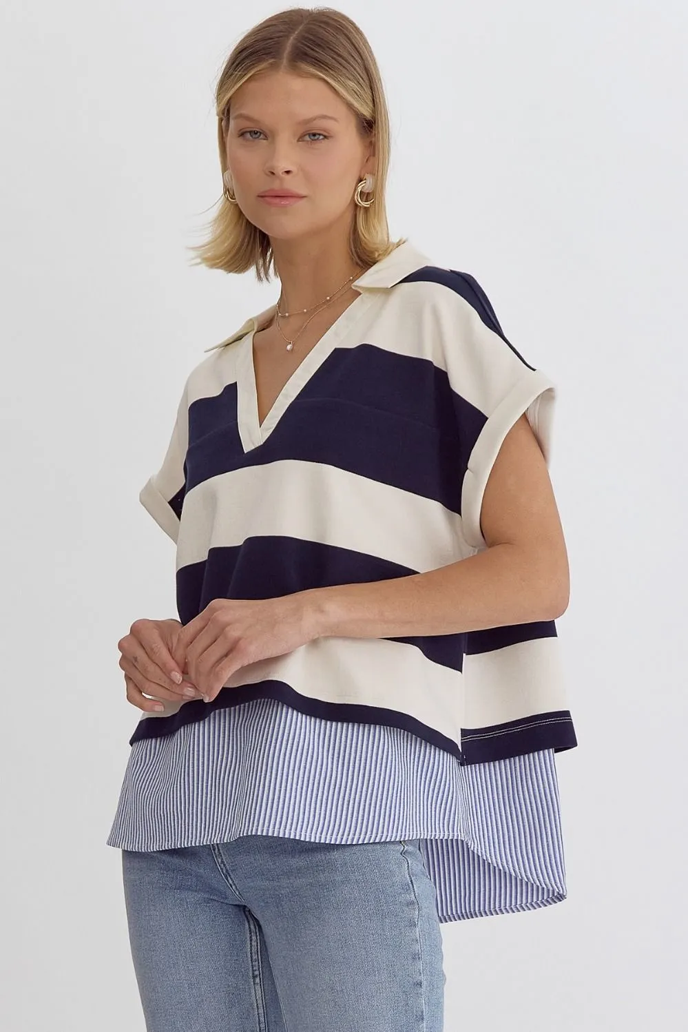 Newport Striped Top