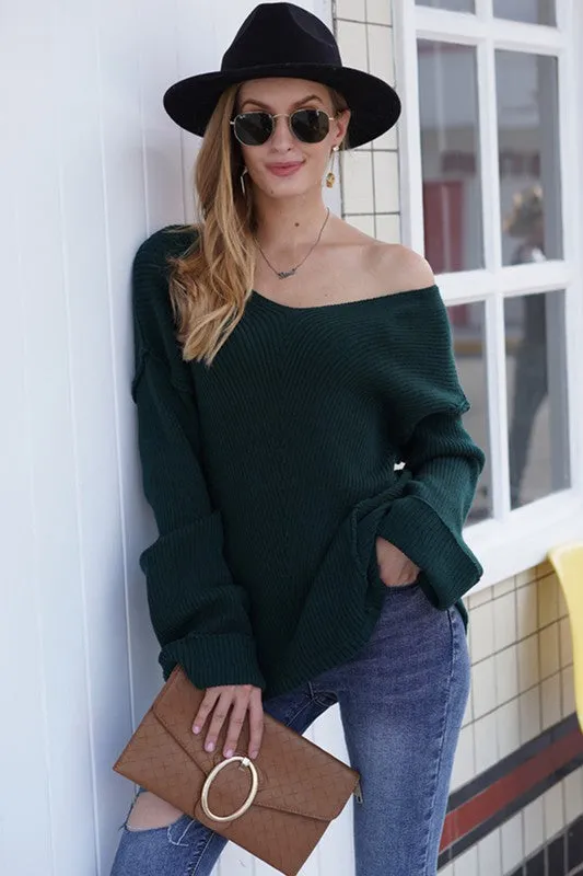 One Shoulder Sweater