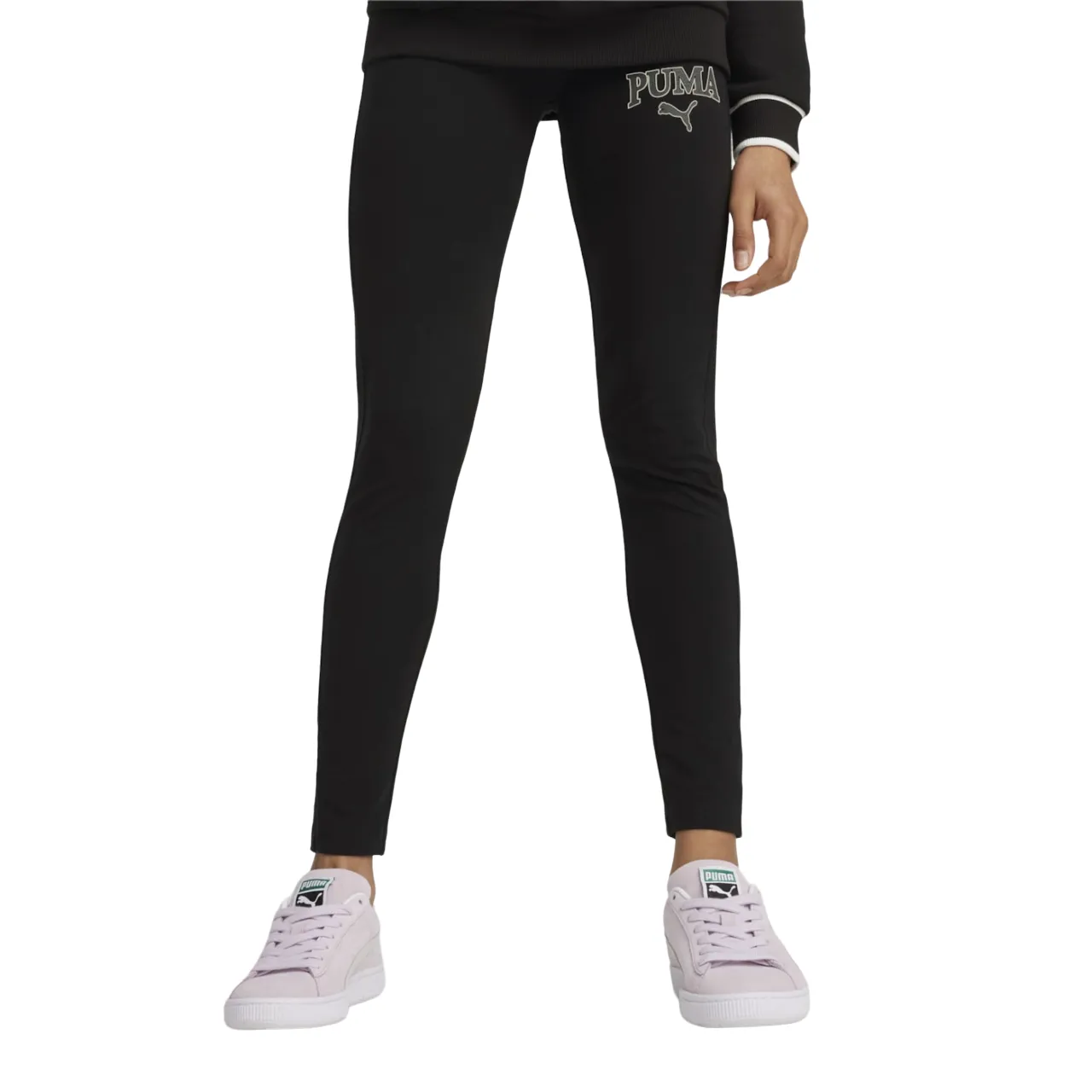 Puma girl's tight-fitting sports trousers Squad 679390-01 black