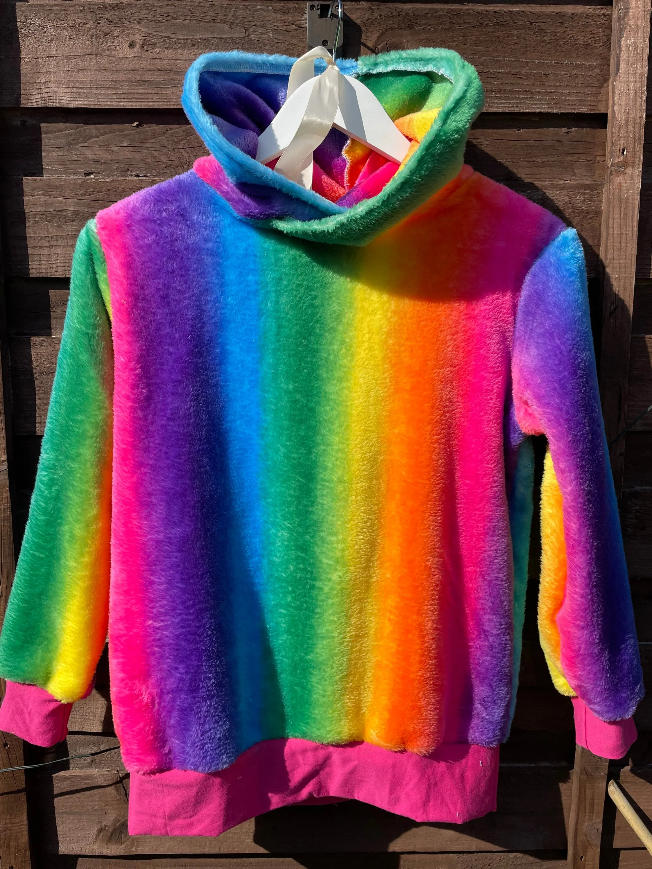 Rainbow hoodie,