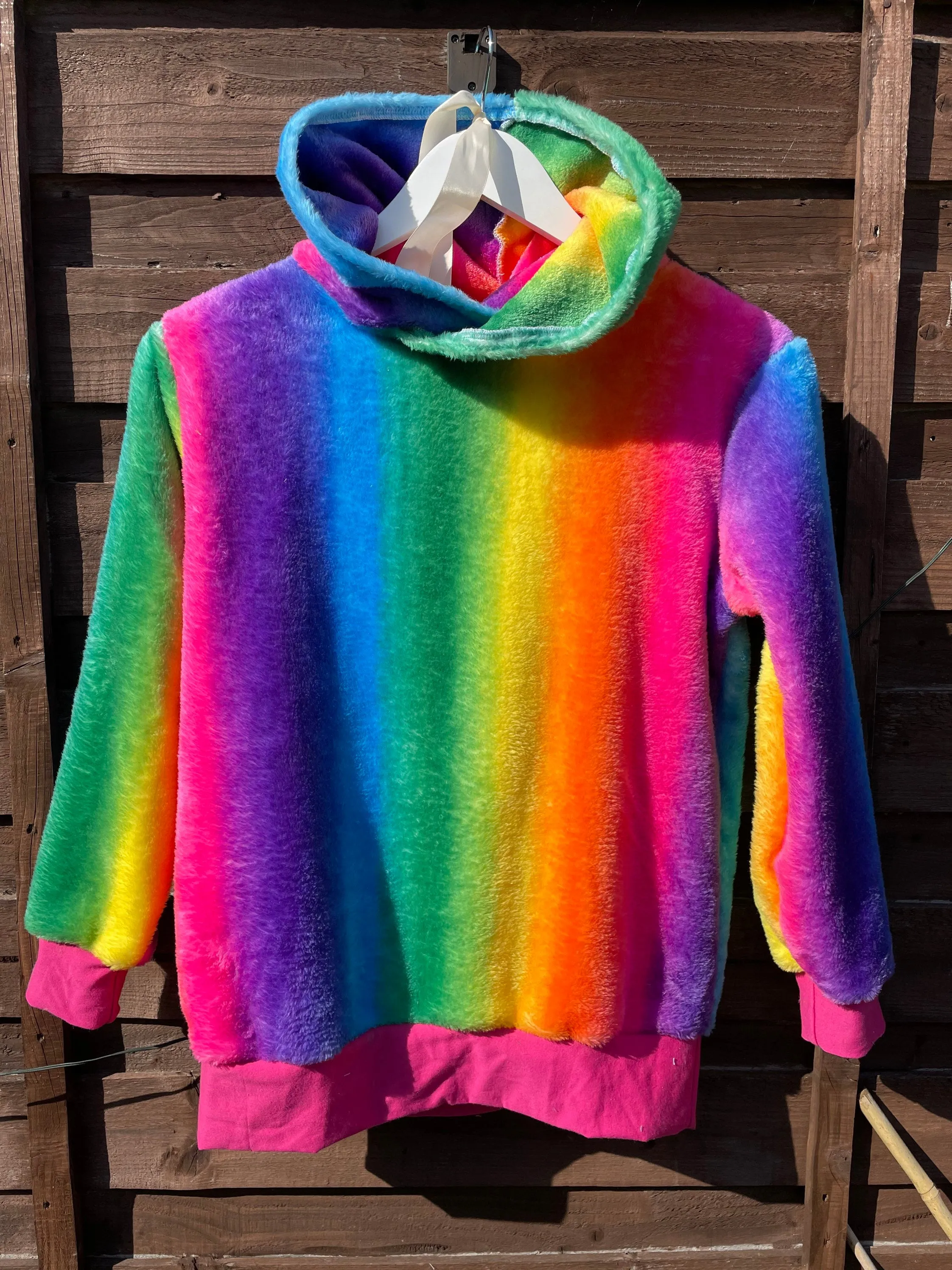 Rainbow hoodie,