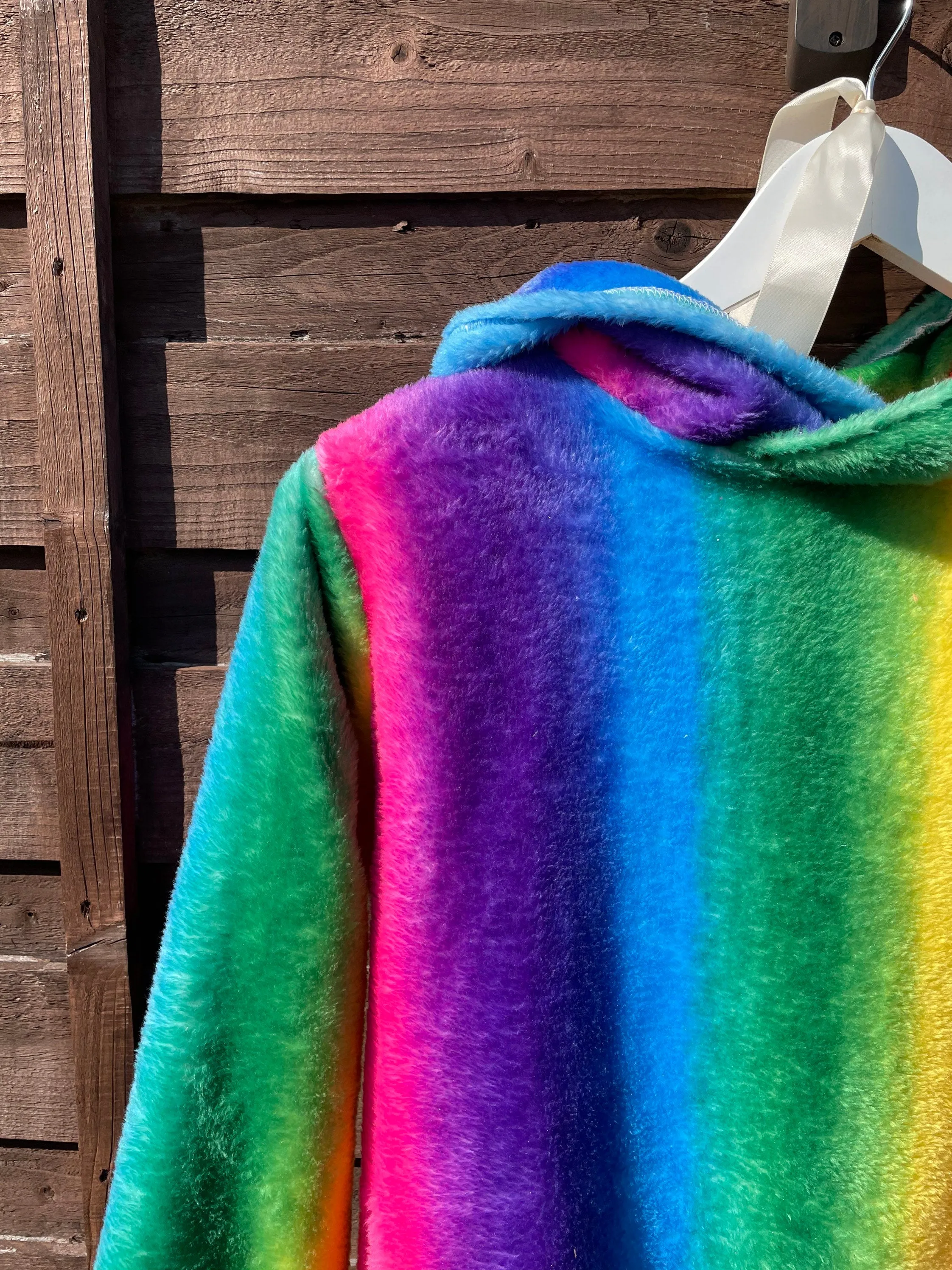 Rainbow hoodie,