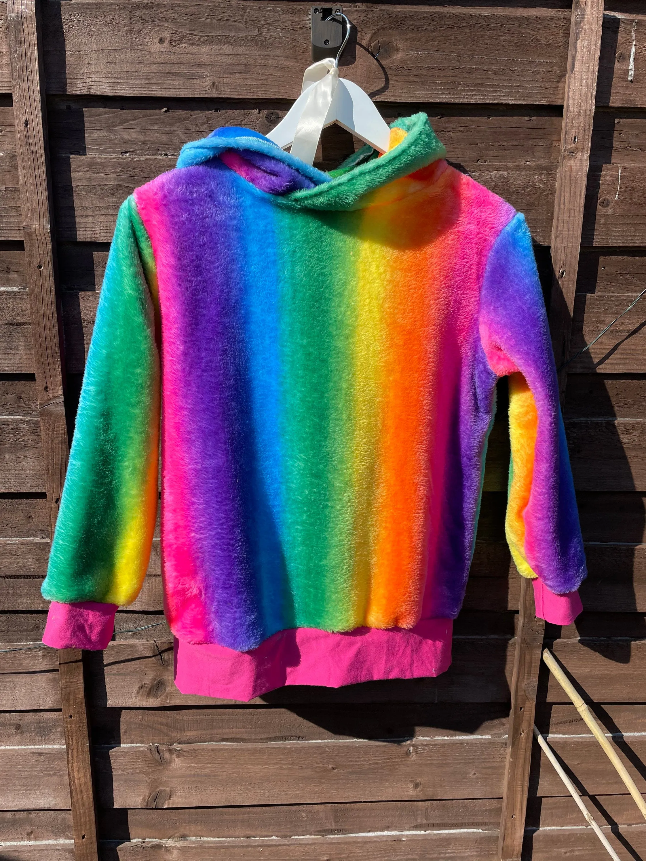 Rainbow hoodie,