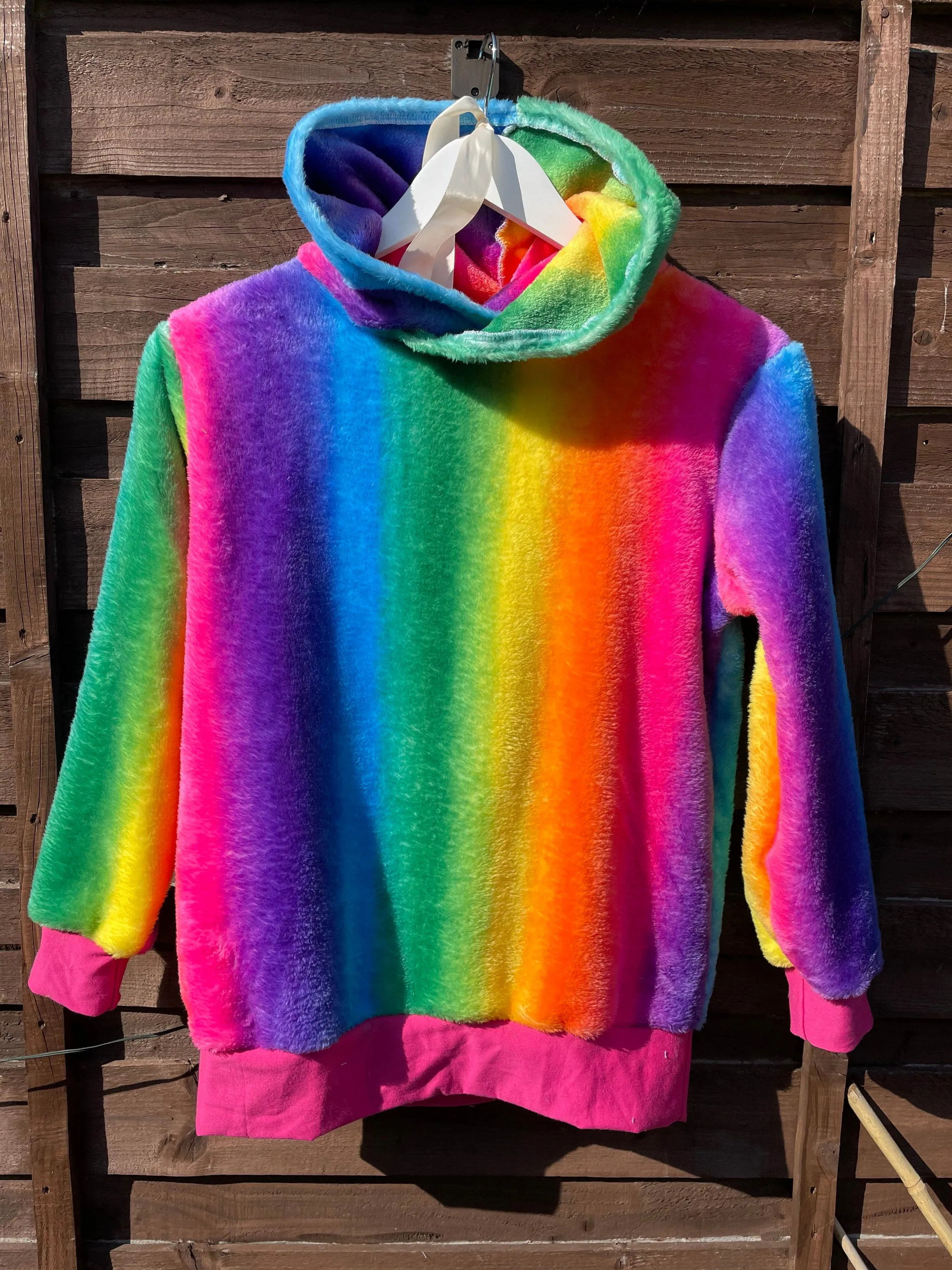 Rainbow hoodie,