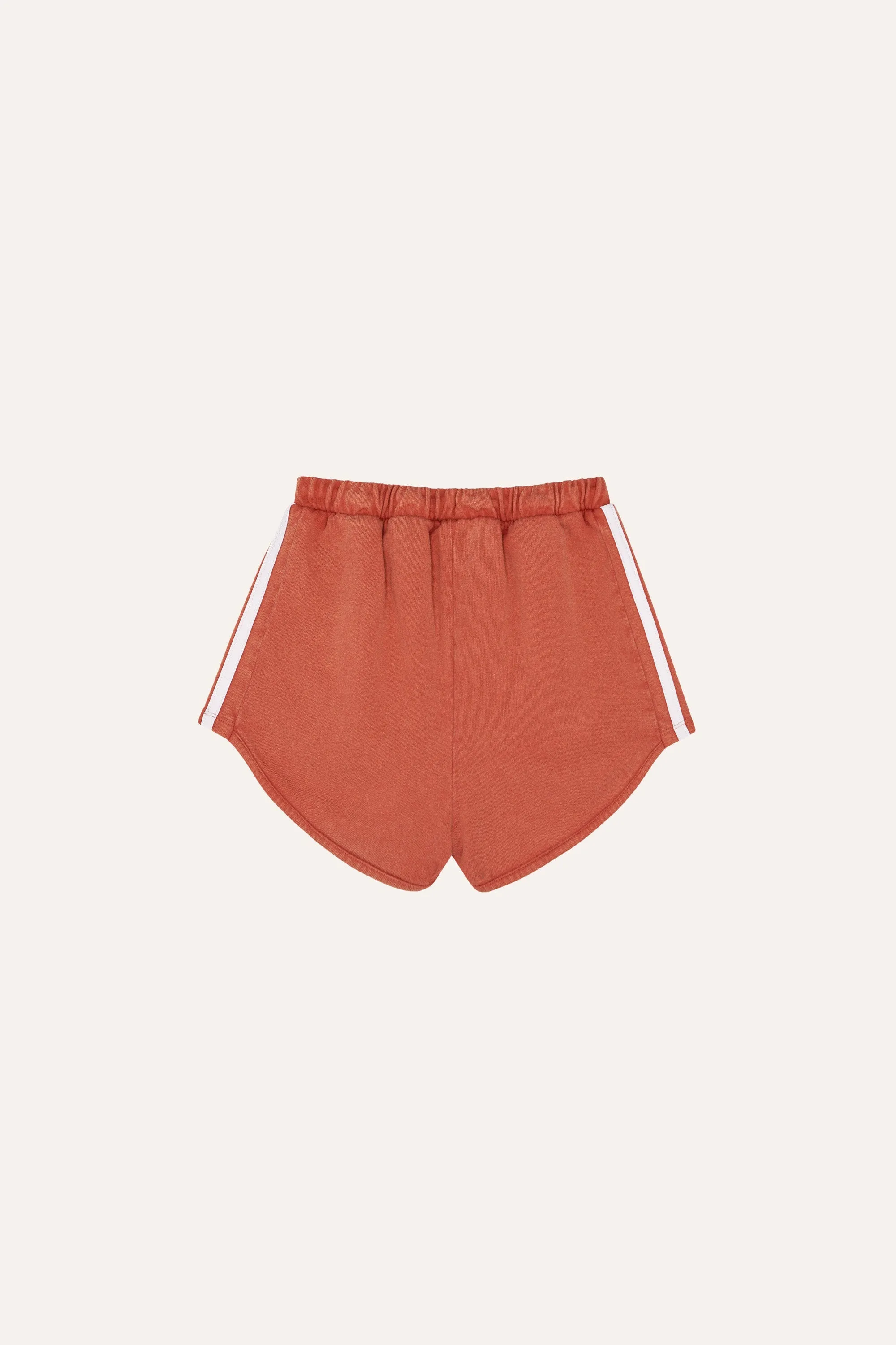 Red Sporty Kids Shorts