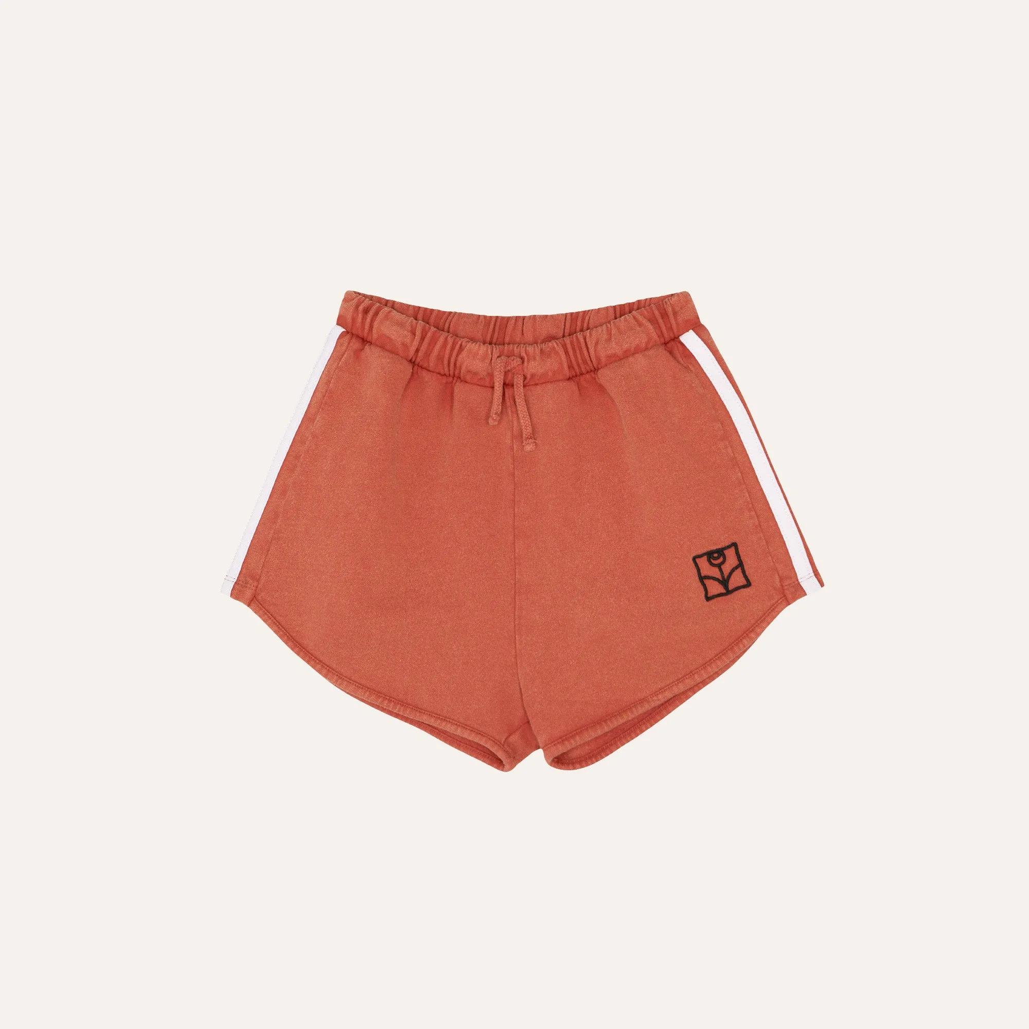 Red Sporty Kids Shorts