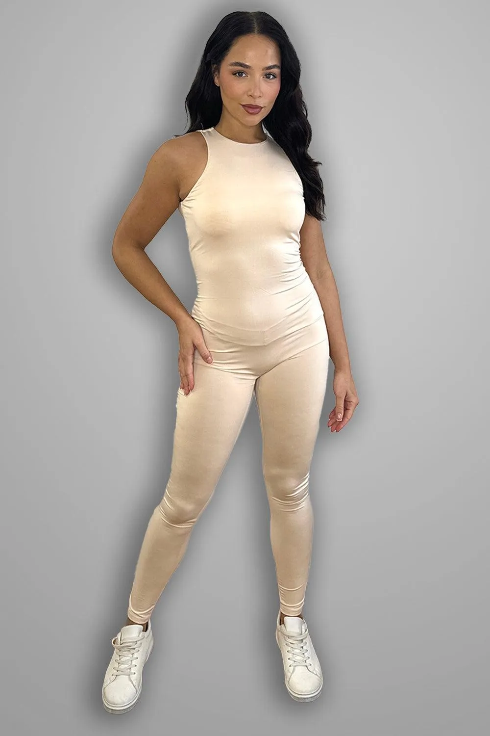 Skin Tight Sleeveless Onesie