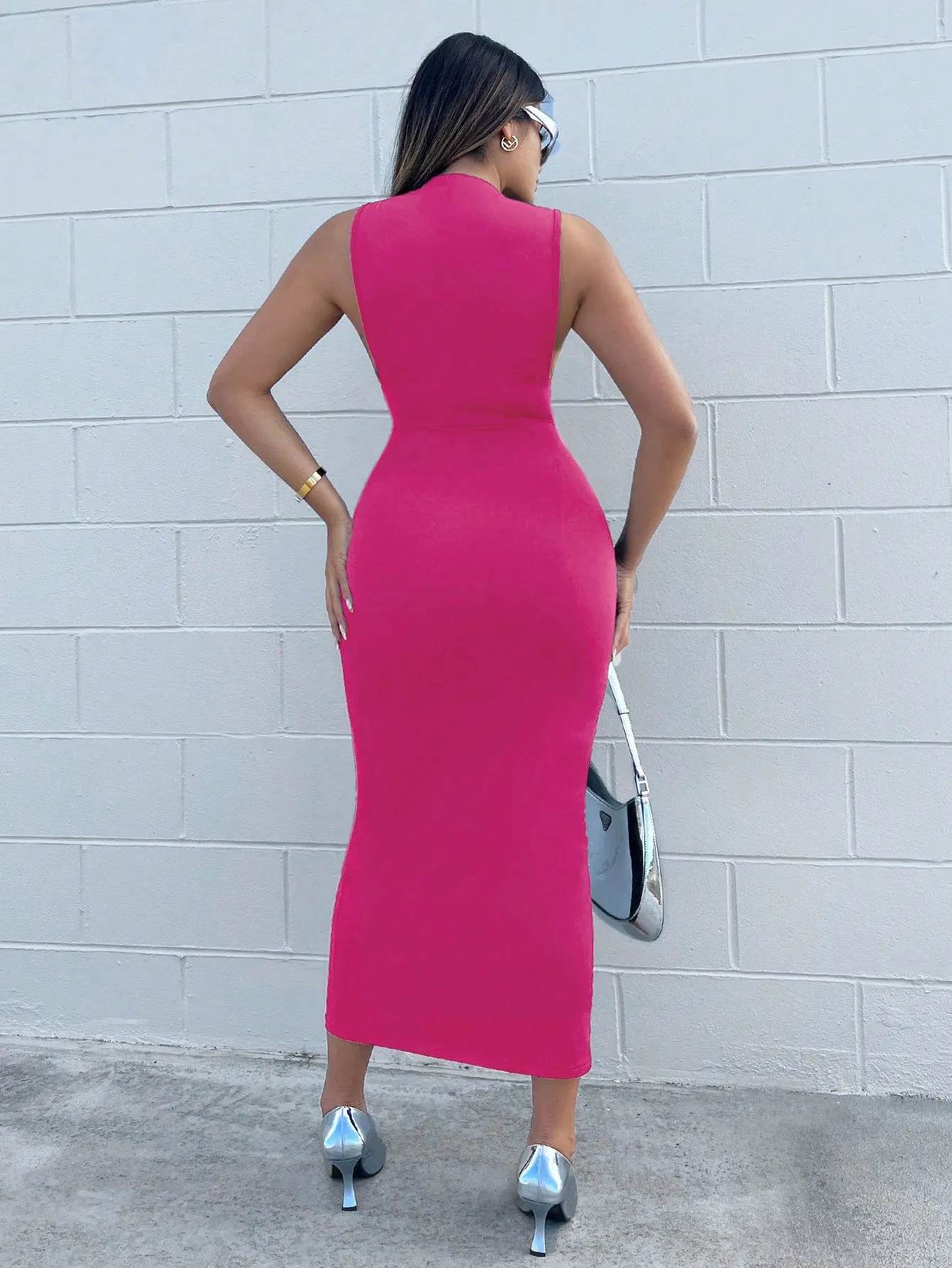 Sleeveless Bodycon Maxi Dress