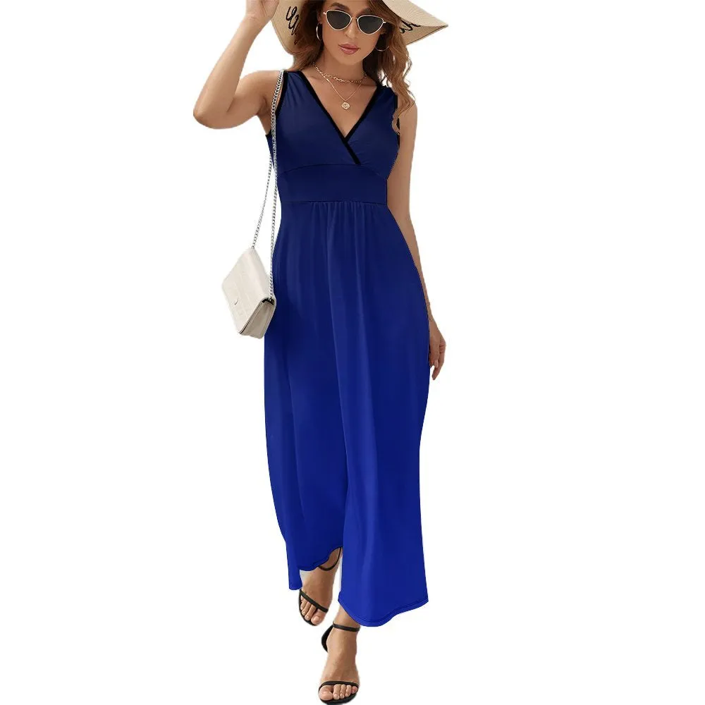 Sleeveless Long Dress (NZ028) Sleeveless dress