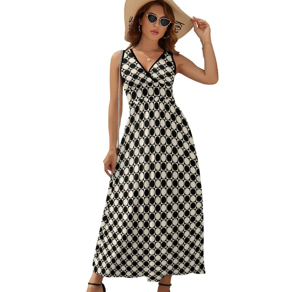 Sleeveless Long Dress (NZ028) Sleeveless dress