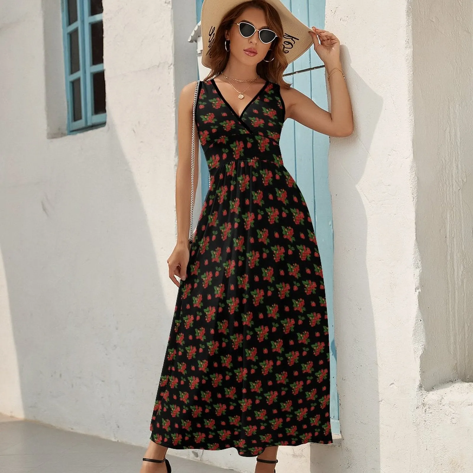 Sleeveless Long Dress (NZ028) Sleeveless dress