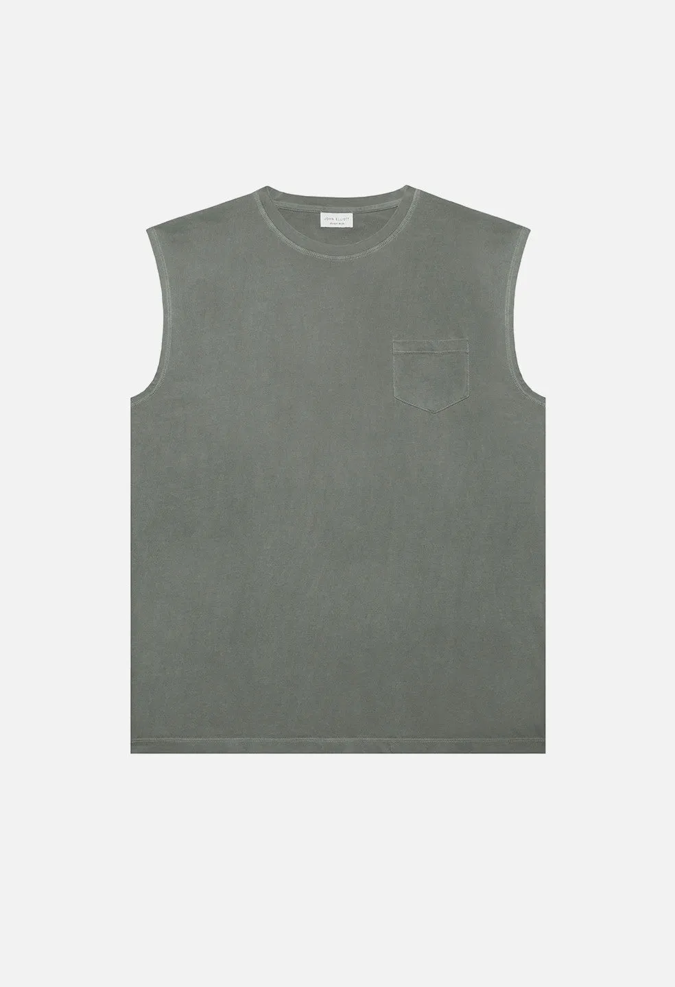 Sleeveless Pocket Tee / Olive