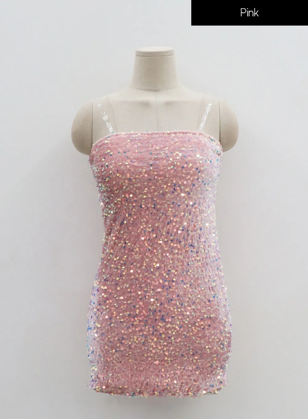 Sleeveless Sequins Mini Dress IO12