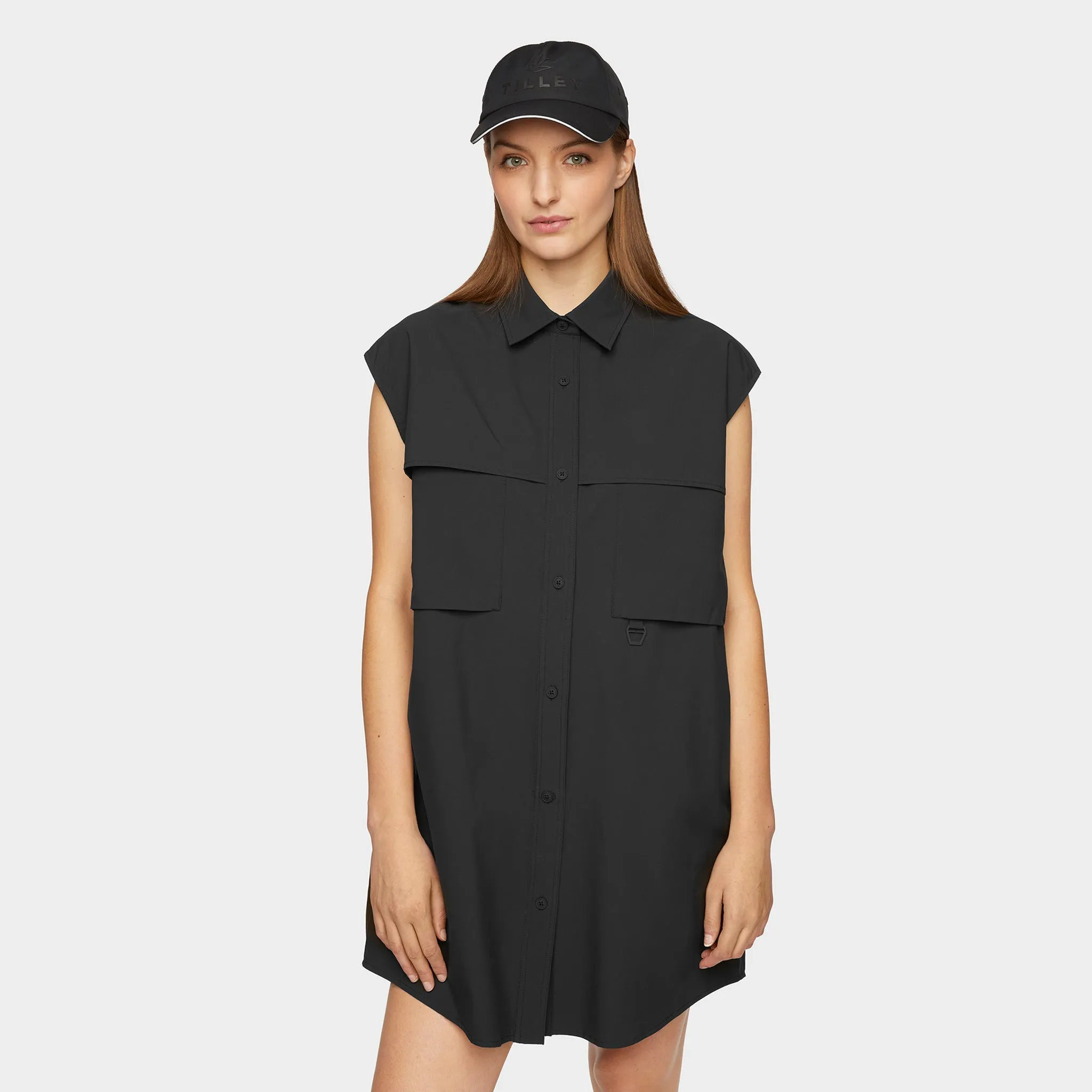 Sleeveless Tech Shield Dress