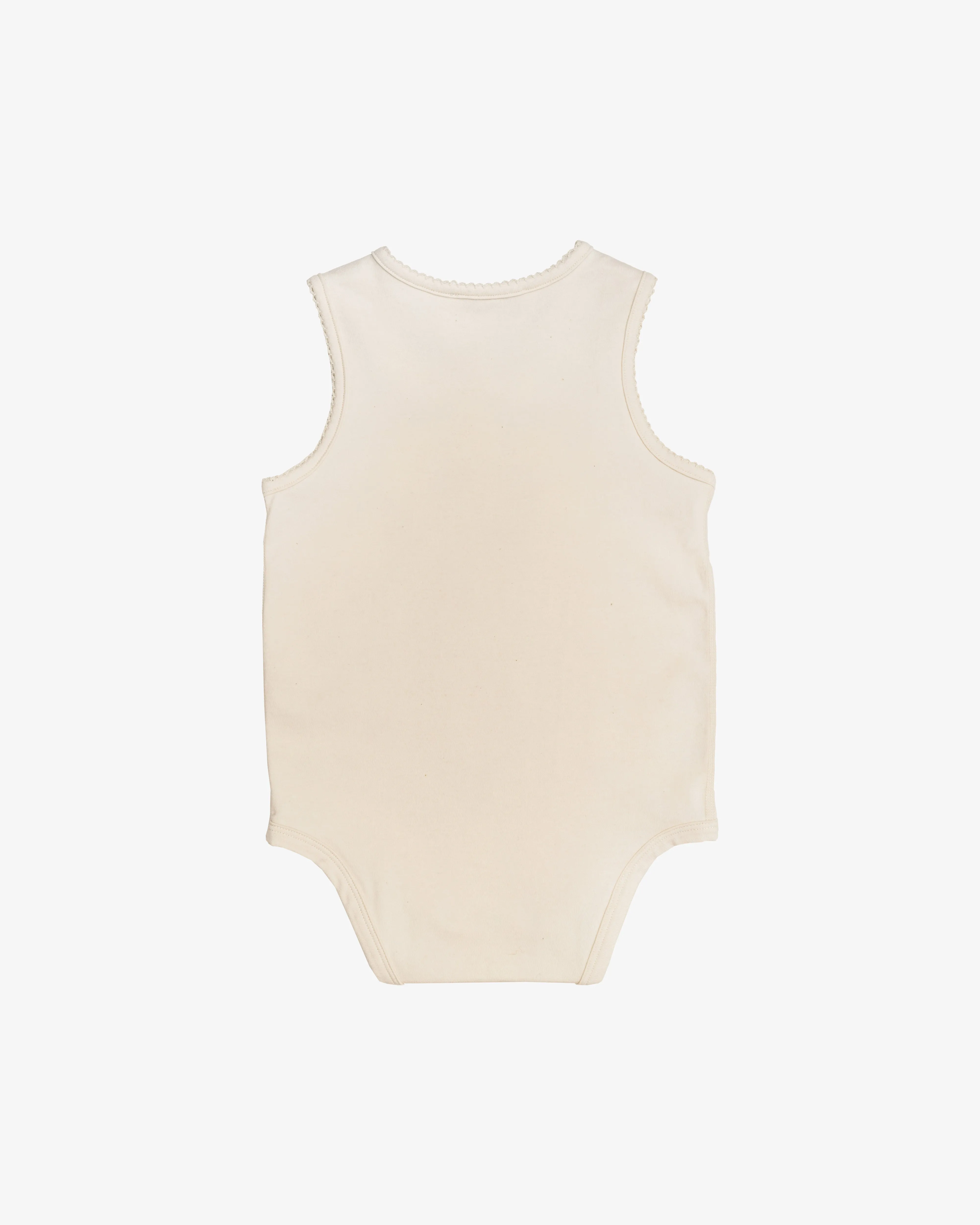 sleeveless trim bodysuit