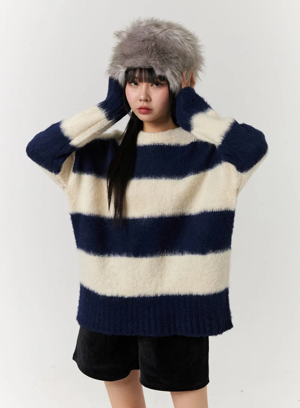 Soft Stripe Sweater CJ404