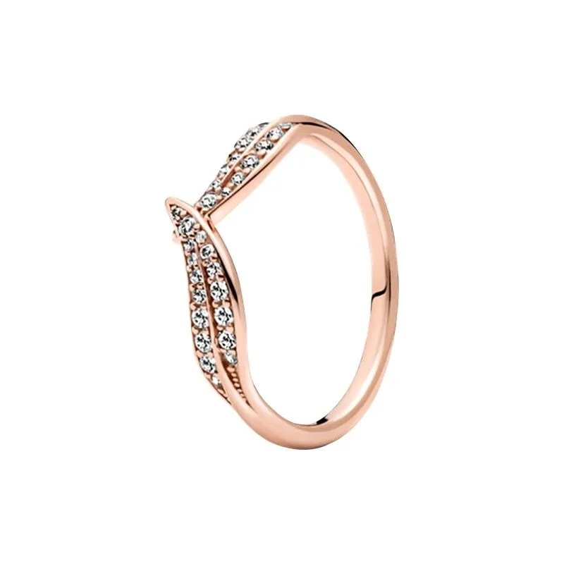 Sterling Silver Stylish Sparkling Ring For Women