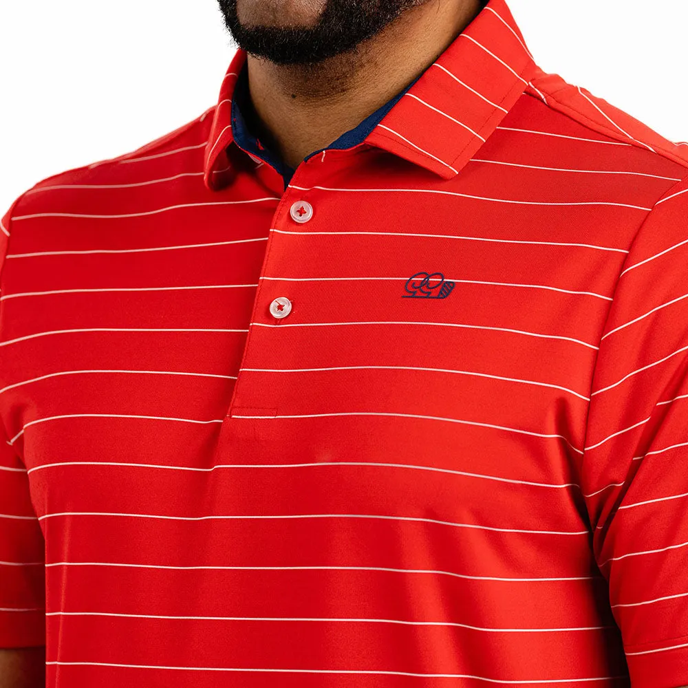 Striped It Polo