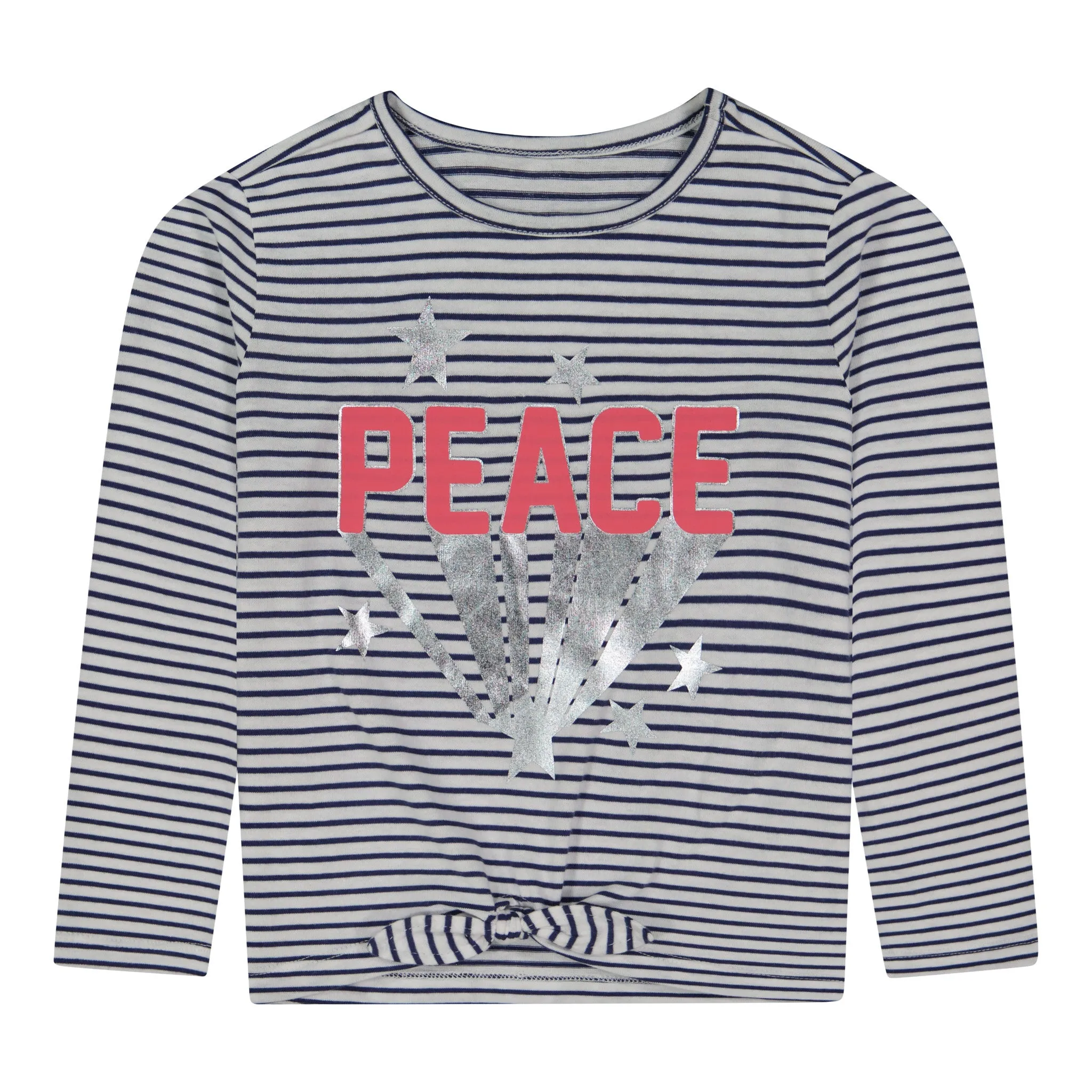 Striped Peace Tee