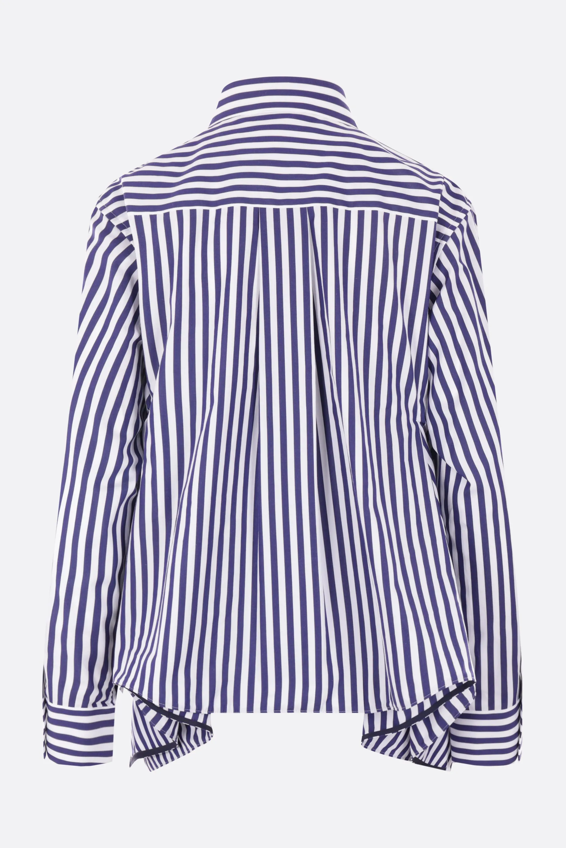 striped poplin shirt