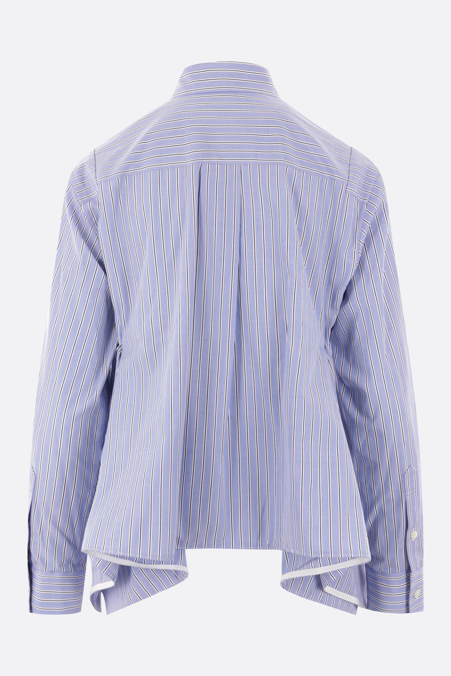 striped poplin shirt