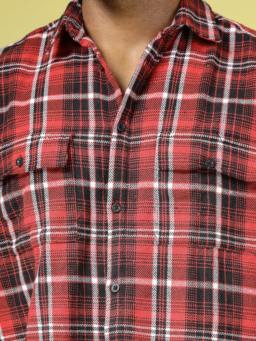 Stylish Oversized Flannel Shacket for Men