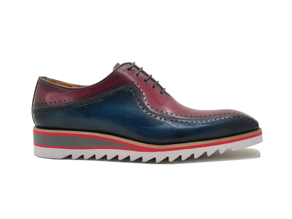 Stylish Two-Tone Brogue Oxford