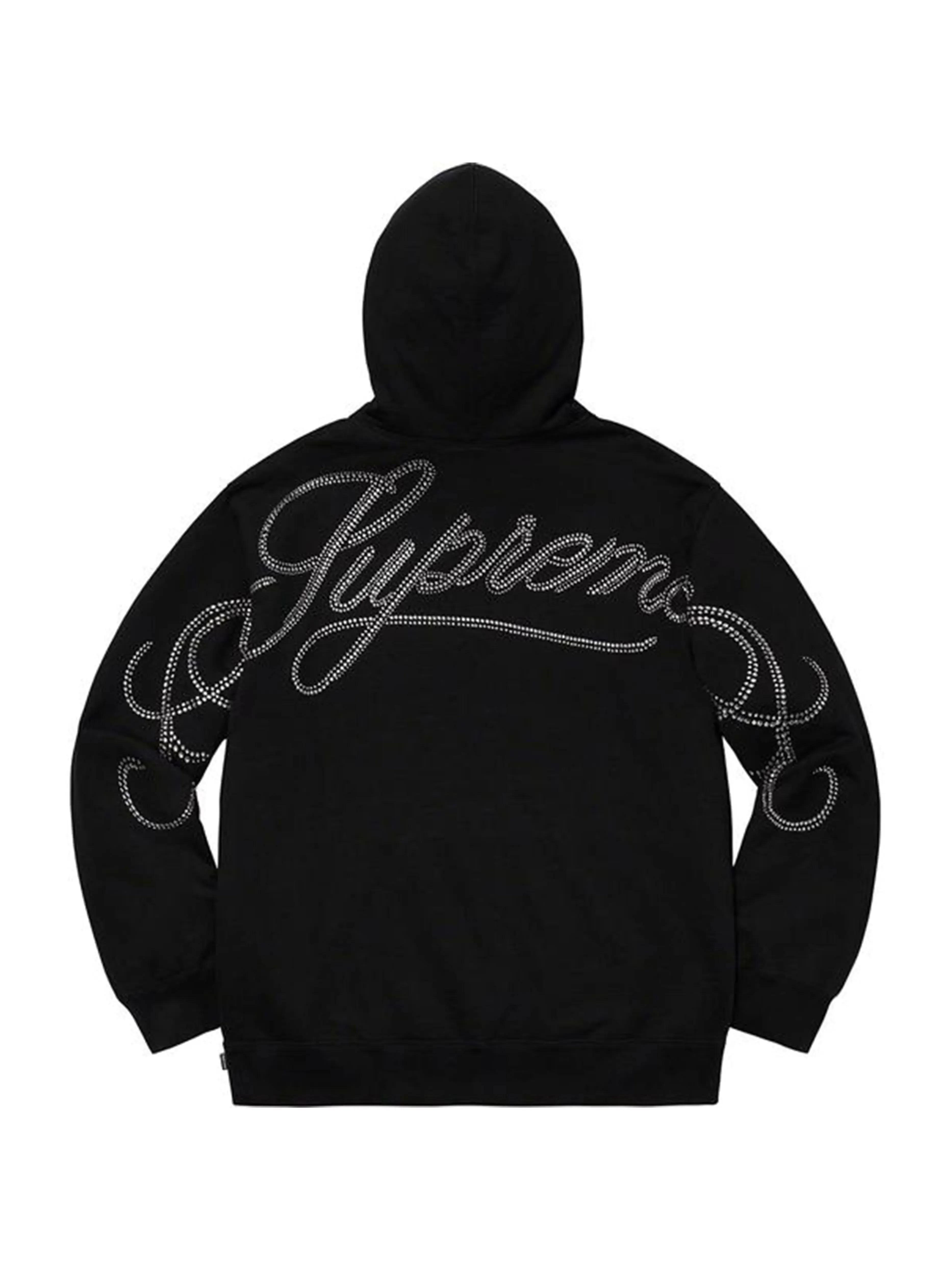 Supreme Rhinestone Script Hoodie [FW19]