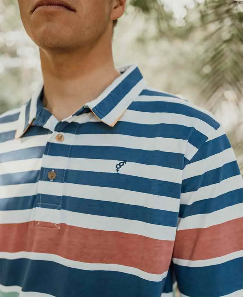 Taj Striped Polo | Stripe