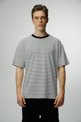 Textured Striped Premium T-shirt