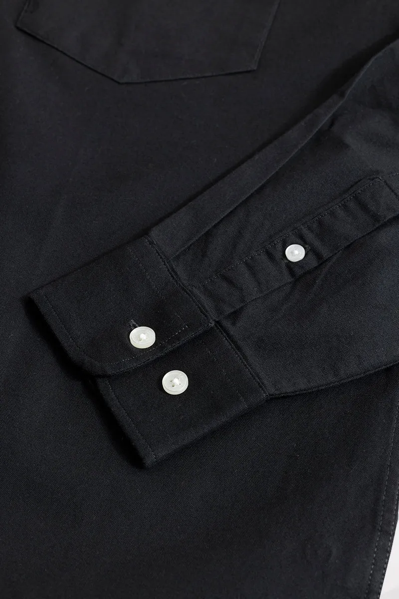 Timeless Tailored Black Shirt